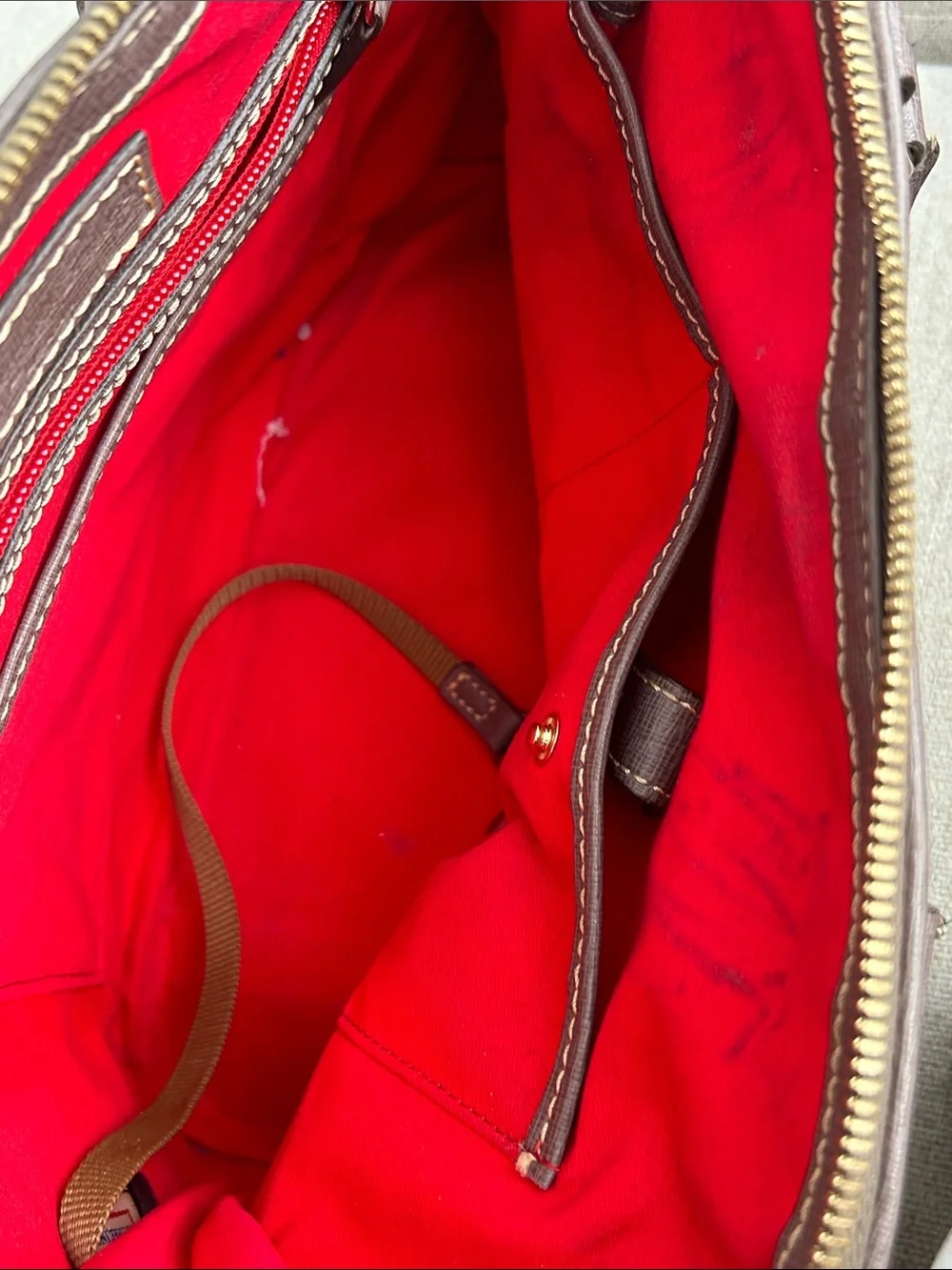 Dooney & Bourke structured leather